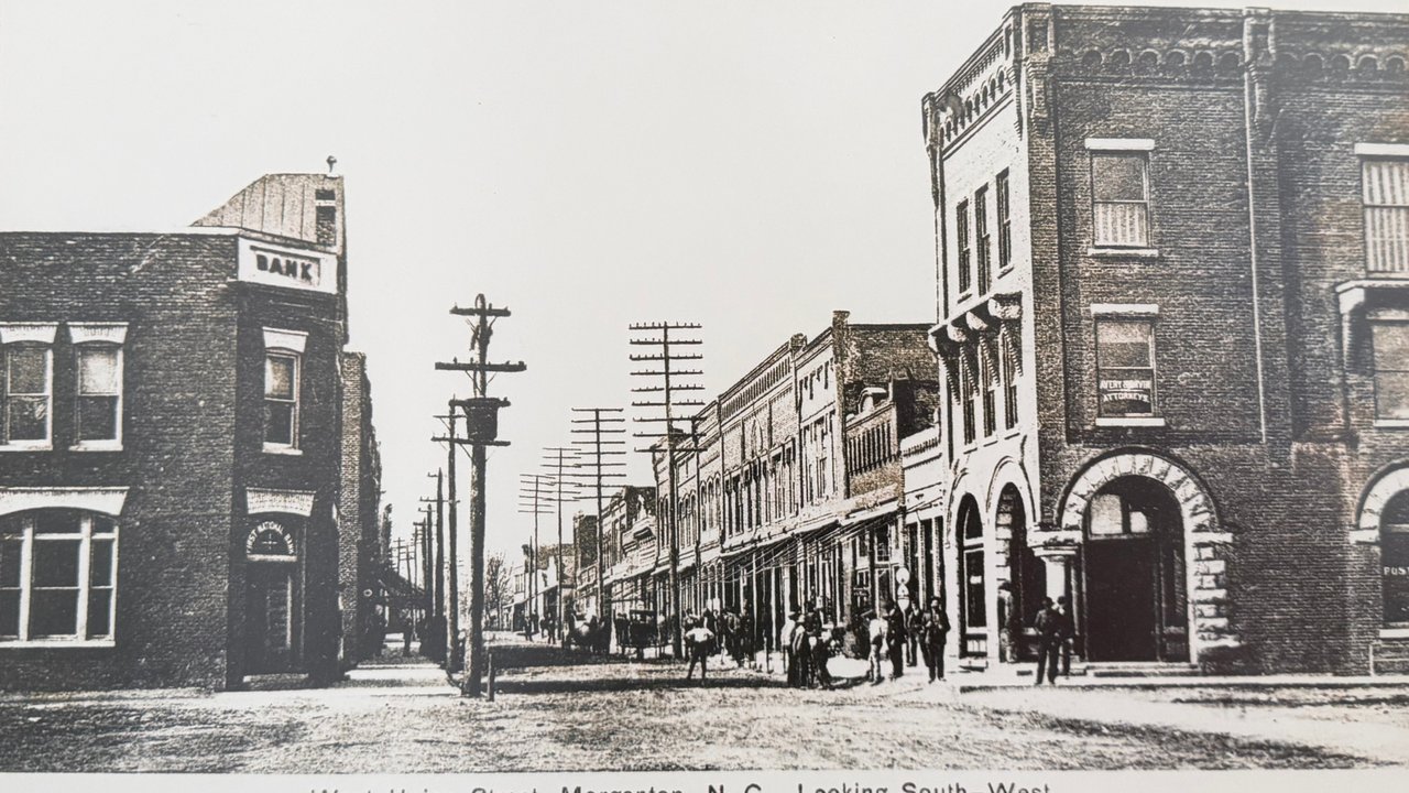 Original Cornwell Building in Downtown Morganton